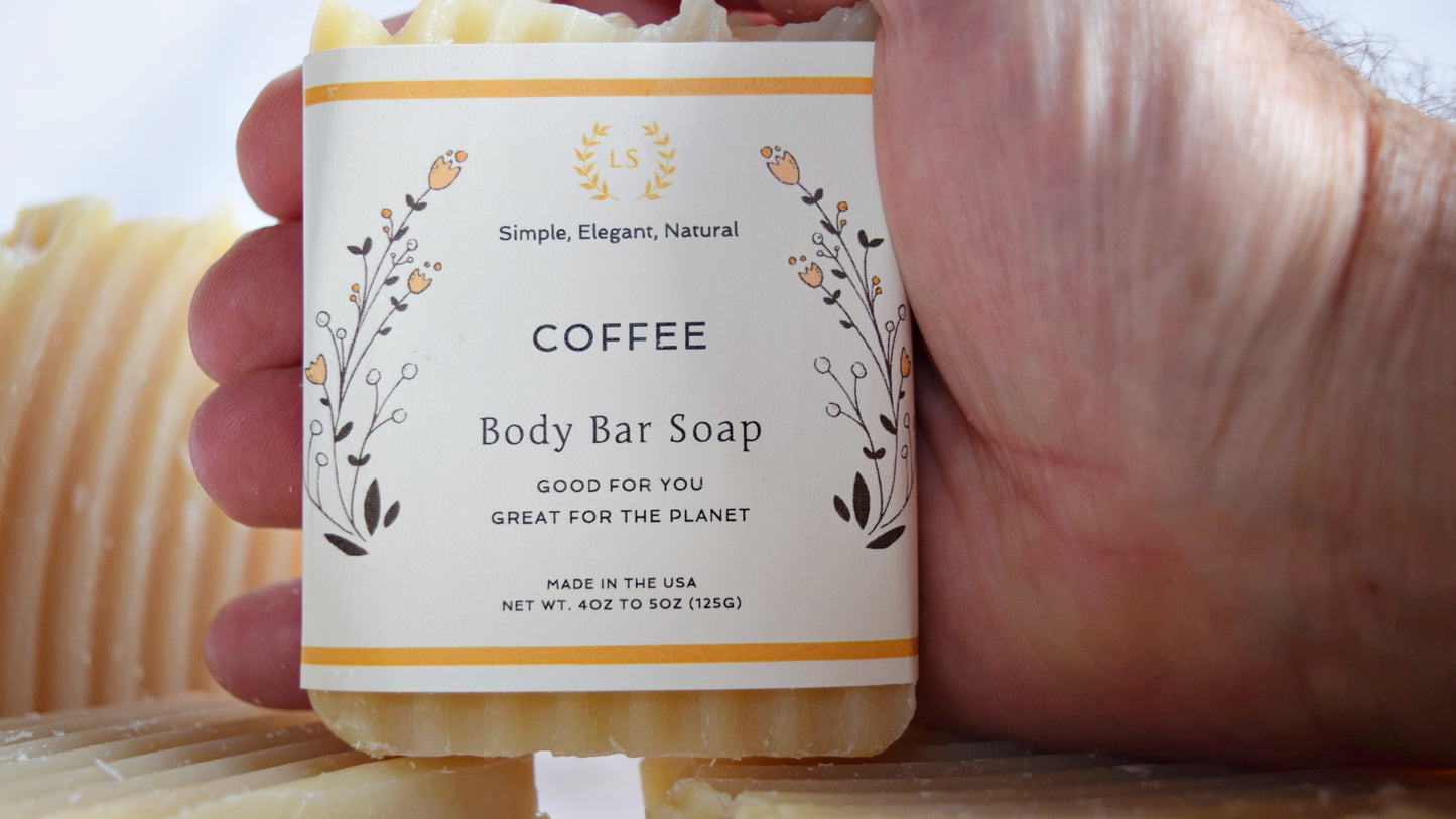 Natural soap gift set coffee