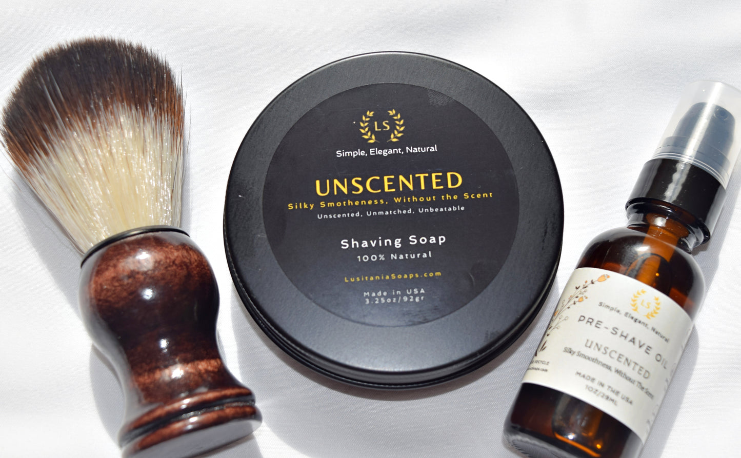 Old Fashioned, Vegan, Zero-waste Shaving Soap for Men & Women