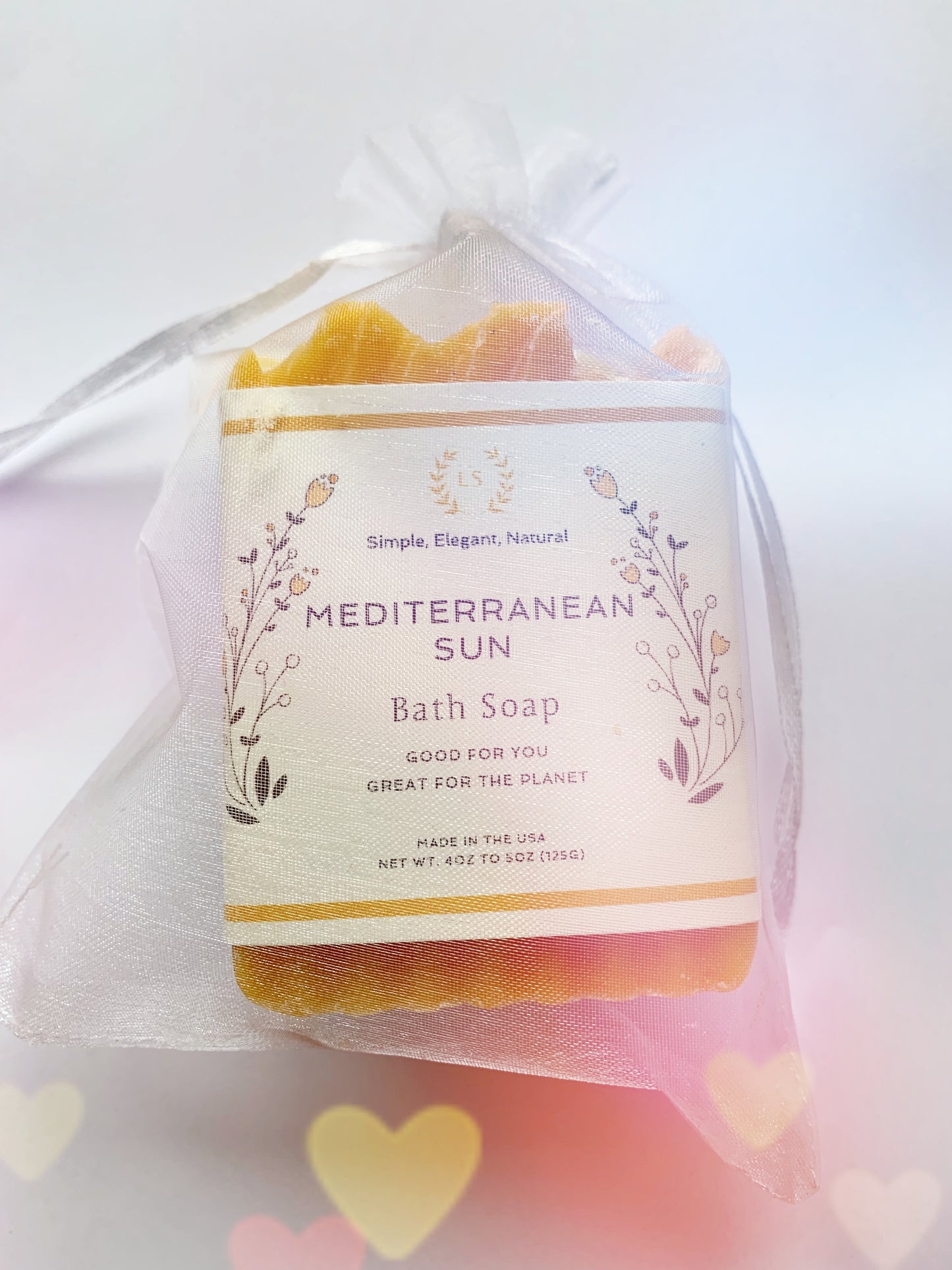 Natural soap gift set mediterranean sun