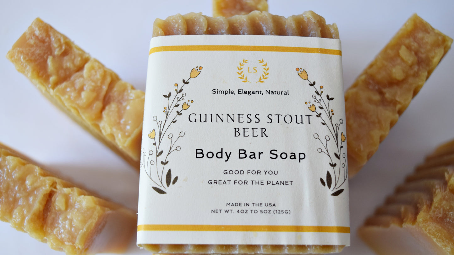 Natural soap gift set guinness beer