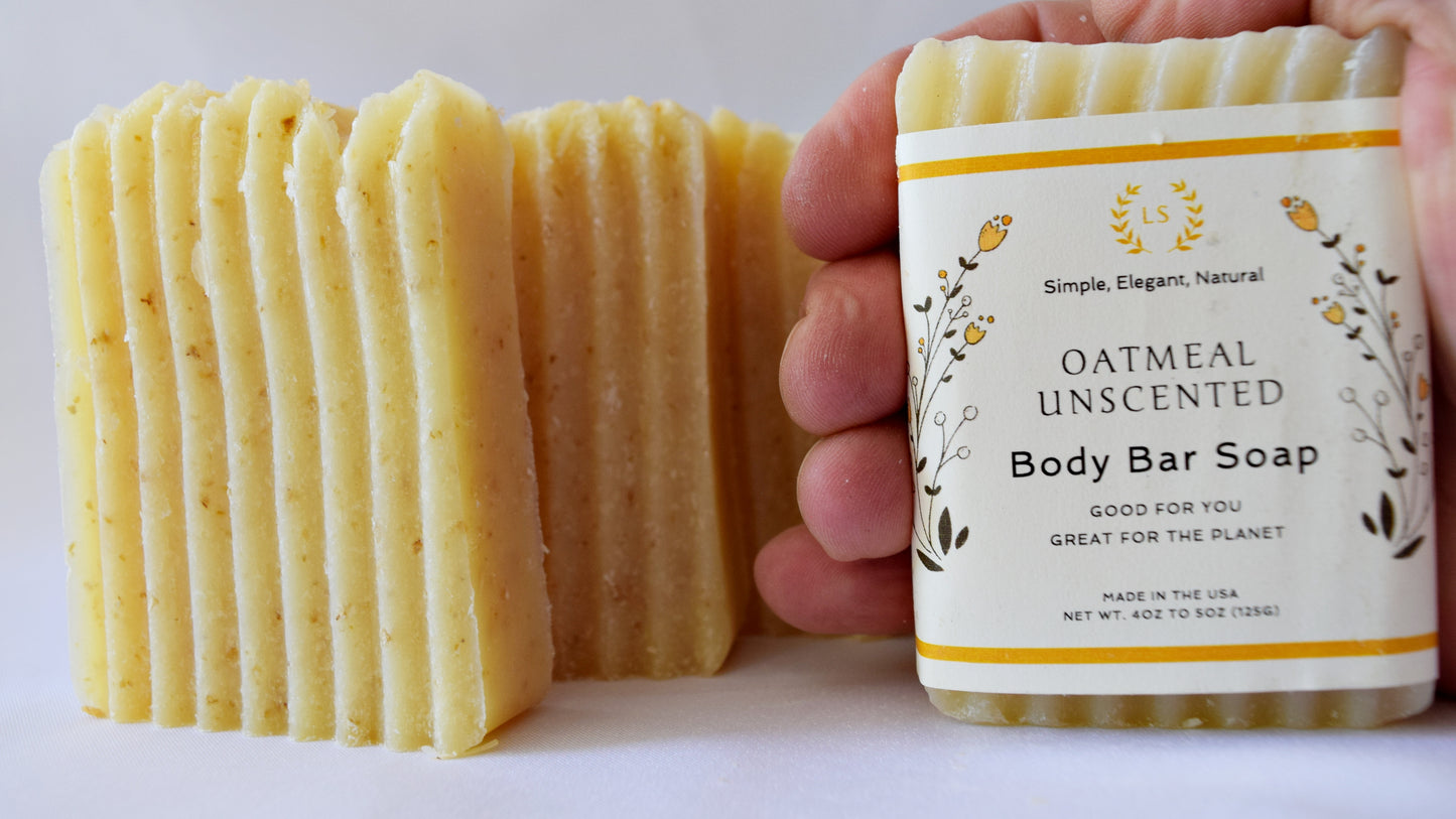 Oatmeal Unscented Soap Body Bar - Gentle Comfort for Pure Nourishment