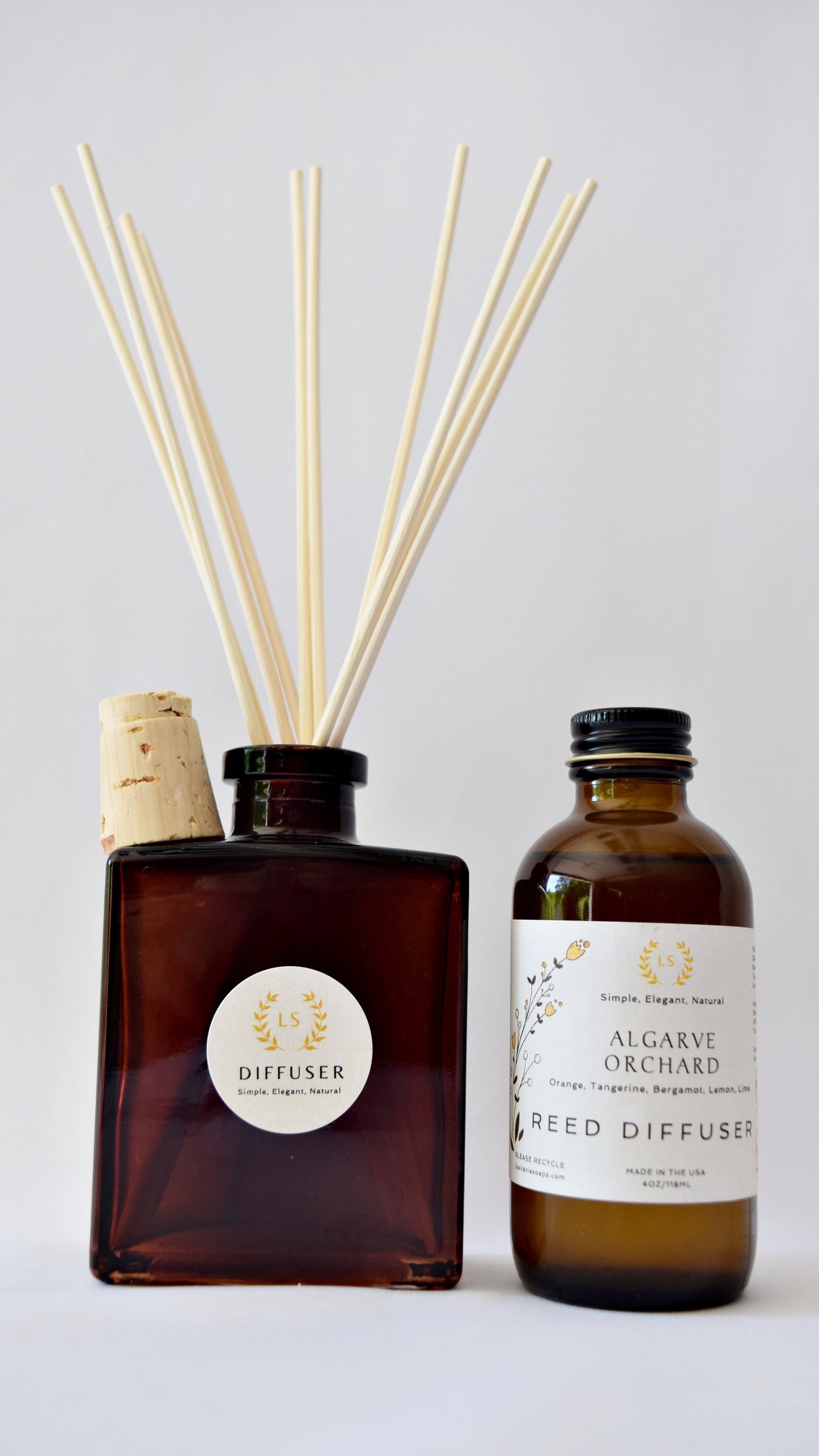 Sustainable Rattan Reed Diffuser with Pure Essential Oils