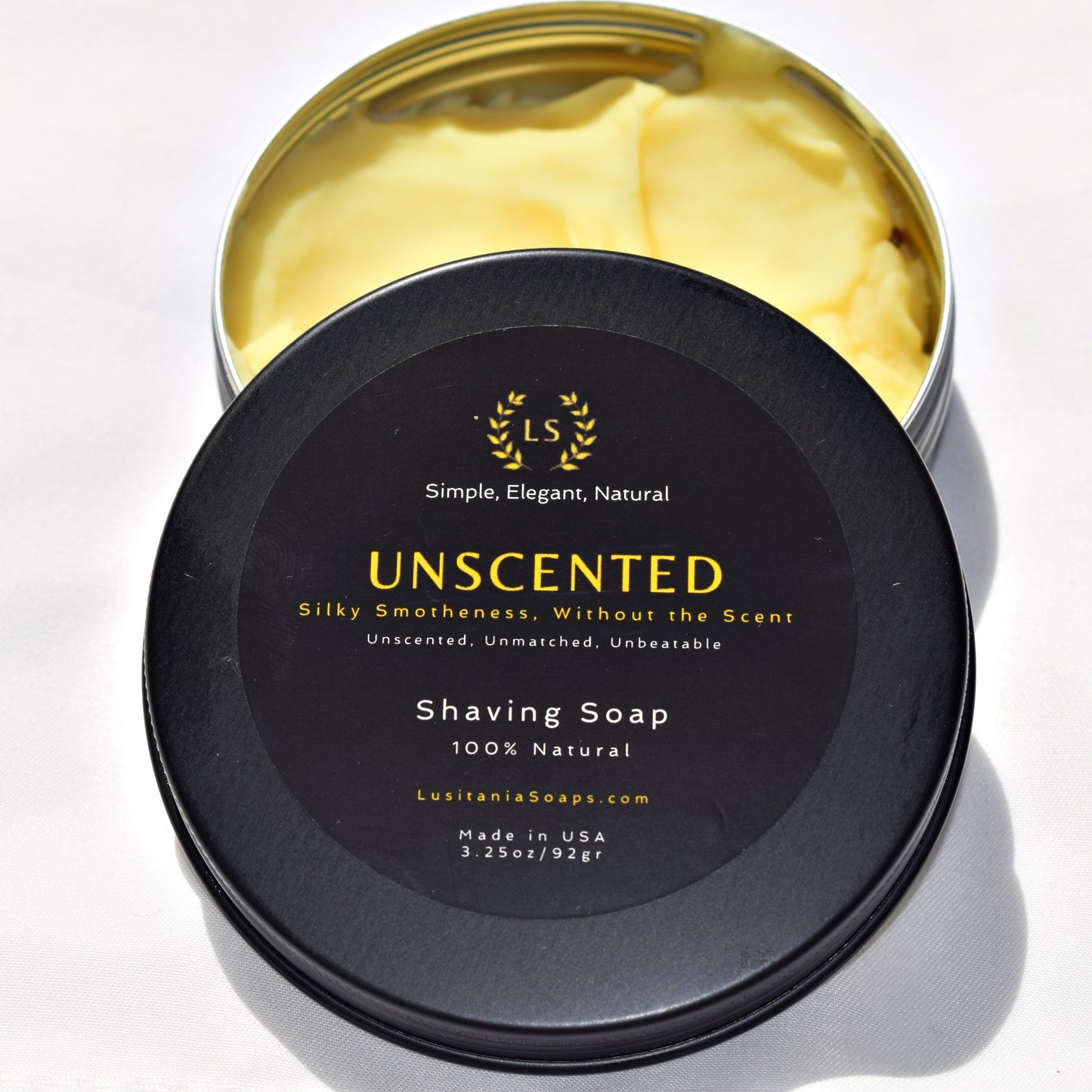 Old Fashioned, Vegan, Zero-waste Shaving Soap for Men & Women