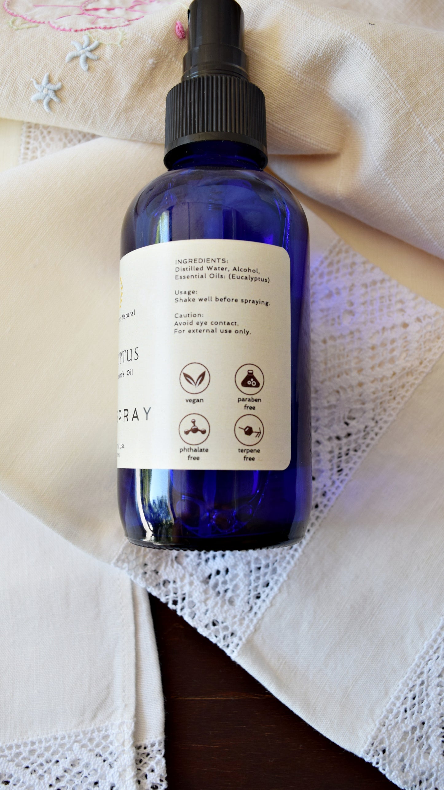 Linen Spray -  Sweet Romance - Blend of Lavender, Bergamot, Patchouli & Ylang Ylang. Keep Your Clothes Smelling Like a Dream