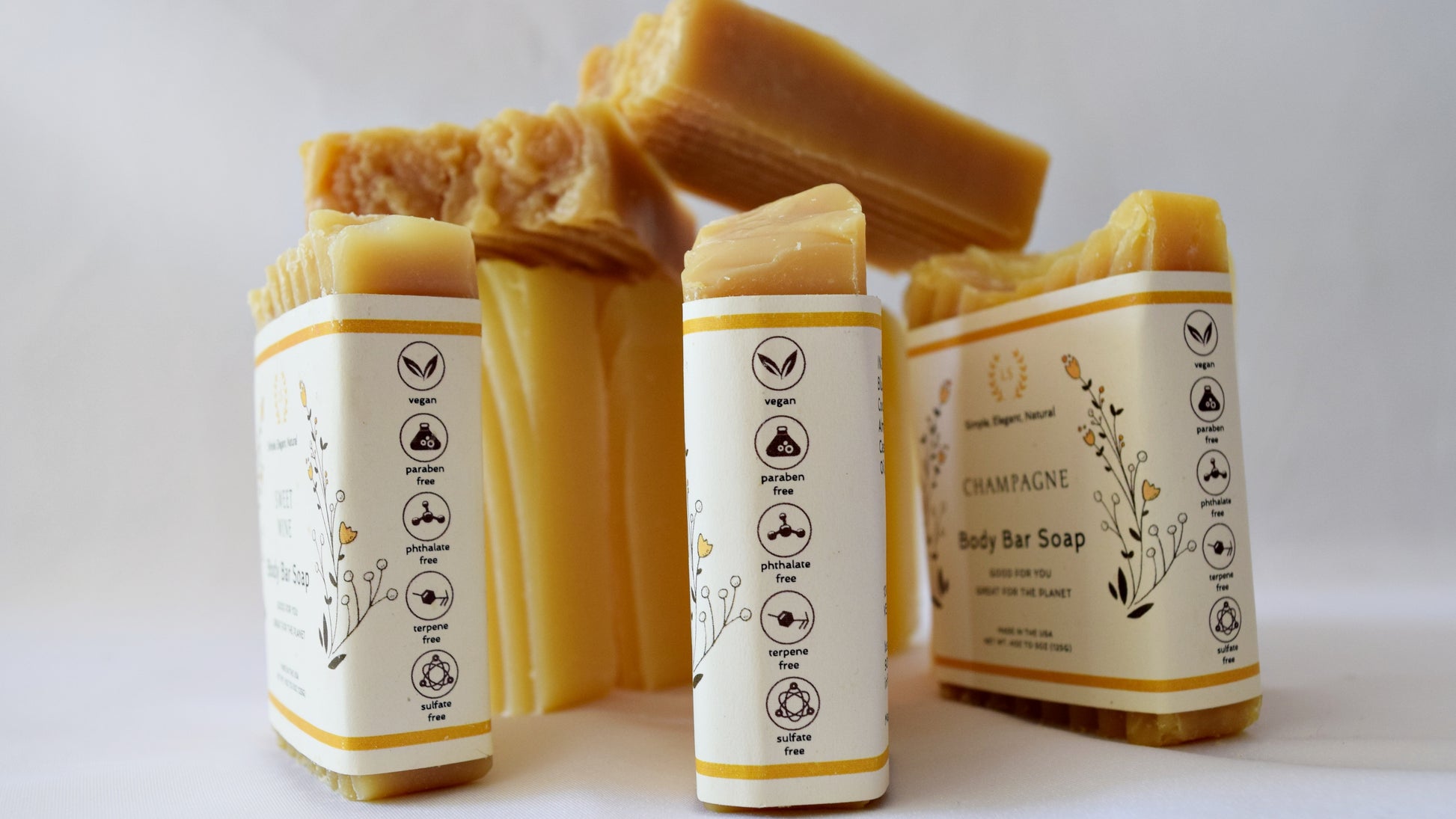Organic Rustic Golden Plateau Soap – Skinsational Scents