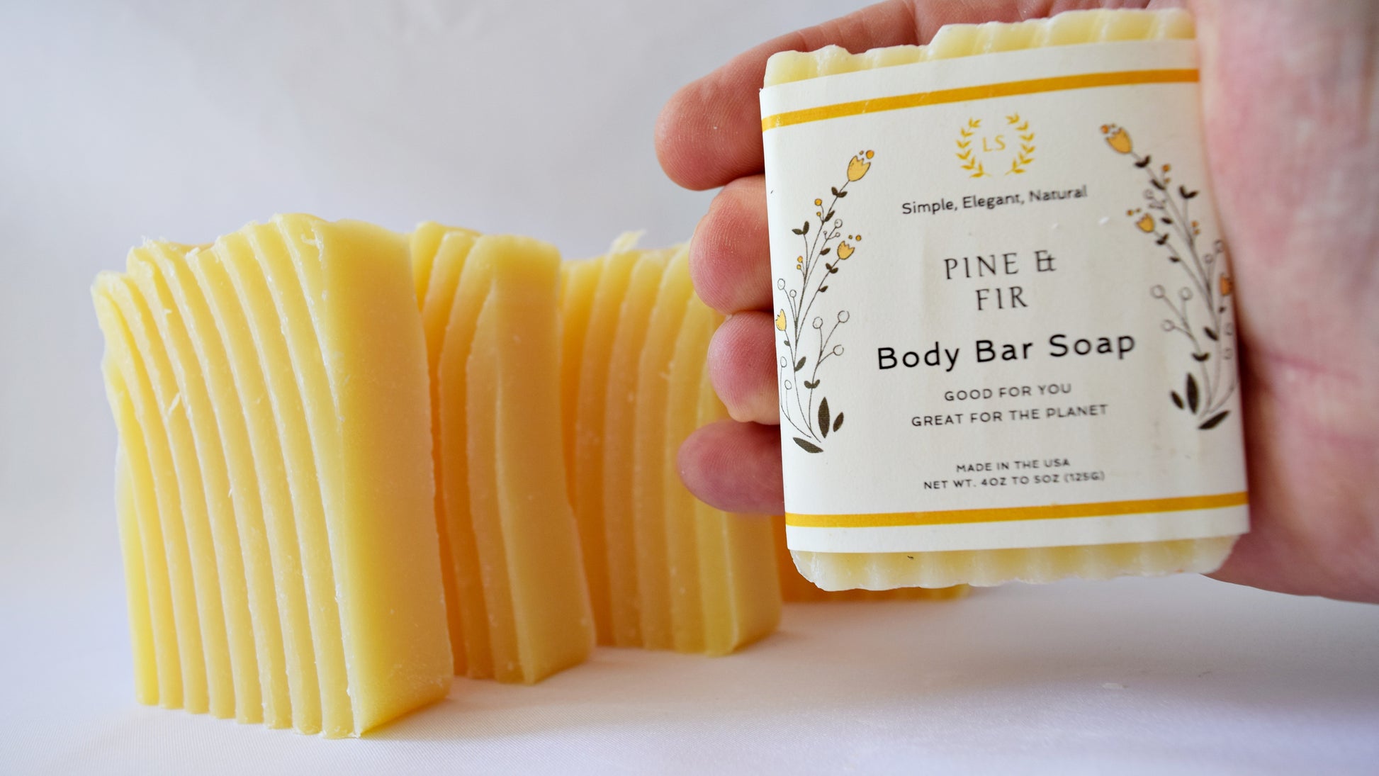 Natural soap gift set pine and fir balsam